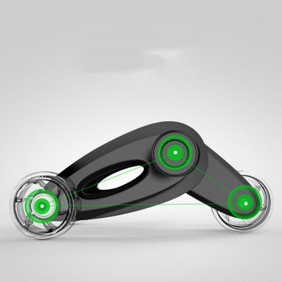 Rueda Abdominal Plegable Rueda para Músculos Abdominales Equipo de Fitness para el Hogar